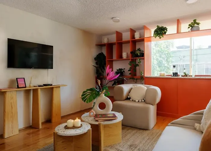 Amazing Terrazo Place, 8 Guest!! 4 Beds * Mexico City