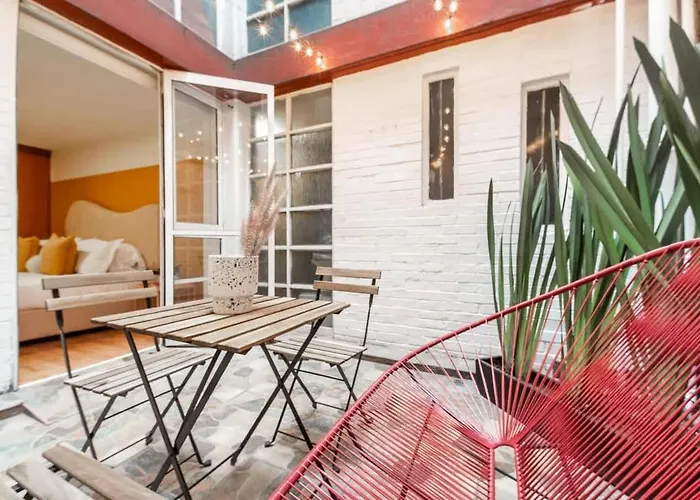 Amazing Terrazo Place, 8 Guest!! 4 Beds * Mexico City